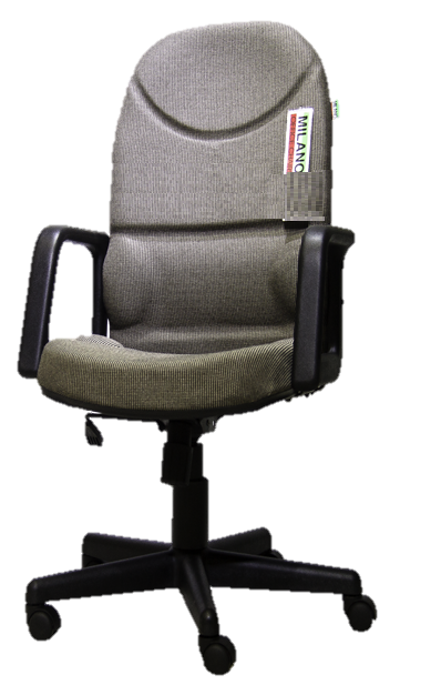 Liftmaster High Back fabric chair in Bark brown